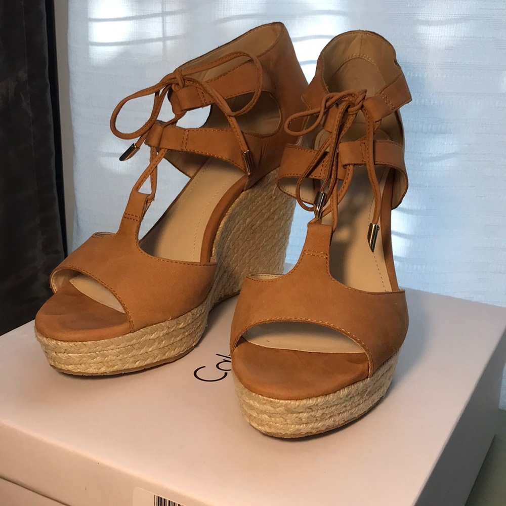 NWB brand new Calvin Klein wedges